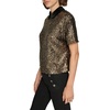 image:imageKarl Lagerfeld Womens Collared Sequin TopWhiteWave Blue