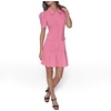 image:imageKarl Lagerfeld Womens Collared Short Puffed Sleeve Above the Knee Sheath DressPink Sherbet