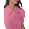 image:imageKarl Lagerfeld Womens Collared Short Puffed Sleeve Above the Knee Sheath DressPink Sherbet