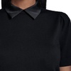 image:imageKarl Lagerfeld Womens Collared Short Sleeve SweaterBlack