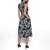 image:imageKarl Lagerfeld Womens Collared Sleeveless Fun Midi DressBlackSoft White MultiSoft White Black Multi