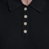 image:imageKarl Lagerfeld Womens Collared Sleeveless SweaterBlack