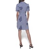 image:imageKarl Lagerfeld Womens Collared Stripe ShirtdressBright Sapphire Soft White Multi