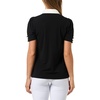 image:imageKarl Lagerfeld Womens Contrast Collar Iconic Classic BlouseBlack