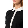 image:imageKarl Lagerfeld Womens Contrast Collar Iconic Classic BlouseBlack