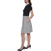 image:imageKarl Lagerfeld Womens Contrast Collared Two Tone T Shirt Dress DressBlack Soft White