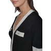 image:imageKarl Lagerfeld Womens Contrasting Colors Knit Buttons Aline DressBlackSoft White