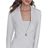 image:imageKarl Lagerfeld Womens Cropped Long Sleeve JacketSoft White