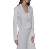 image:imageKarl Lagerfeld Womens Cropped Long Sleeve JacketSoft White