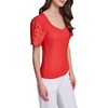 image:imageKarl Lagerfeld Womens Eyelet Sleeves Dainty BlouseApple