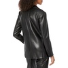 image:imageKarl Lagerfeld Womens Faux Leather BlazerBlack