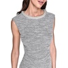 image:imageKarl Lagerfeld Womens Flare Skirt Sleeveless Stretch DressBlack  Soft White