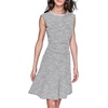 image:imageKarl Lagerfeld Womens Flare Skirt Sleeveless Stretch DressBlack  Soft White