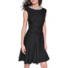 image:imageKarl Lagerfeld Womens Flare Skirt Sleeveless Stretch DressBlack