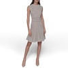 image:imageKarl Lagerfeld Womens Flare Skirt Sleeveless Stretch DressTruffle Soft White