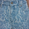 image:imageKarl Lagerfeld Womens Floral Denim Jacquard JeanSky Blue
