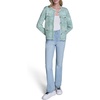 image:imageKarl Lagerfeld Womens Floral Detail Iconic Cardigan SweaterFresh MintSoft White