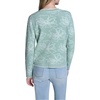 image:imageKarl Lagerfeld Womens Floral Detail Iconic Cardigan SweaterFresh MintSoft White
