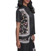 image:imageKarl Lagerfeld Womens Floral Print Camp ShirtBlack Multi