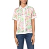 image:imageKarl Lagerfeld Womens Floral Print Camp ShirtSoft WhitePink Carnation Multi