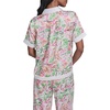 image:imageKarl Lagerfeld Womens Floral Print Camp ShirtSoft WhitePink Carnation Multi
