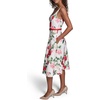 image:imageKarl Lagerfeld Womens Floral Print Rosette Belt DressSoft White Multi