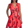 image:imageKarl Lagerfeld Womens Floral Print Summer Fashion DressApple Red Multi