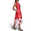 image:imageKarl Lagerfeld Womens Floral Print Summer Fashion DressApple Red Multi