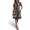 image:imageKarl Lagerfeld Womens Floral Printed DRing Belt Summer Fashion DressBlack Multi