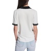 image:imageKarl Lagerfeld Womens Johnny Collar VNeck Rosette Button SweaterSoft WhiteBlack