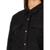 image:imageKarl Lagerfeld Womens Karl Motif Eyelet Button DownBlack