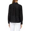 image:imageKarl Lagerfeld Womens Karl Motif Eyelet Button DownBlack