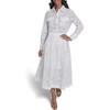 image:imageKarl Lagerfeld Womens Karl Motif Eyelet Button DownSoft White