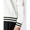 image:imageKarl Lagerfeld Womens Karl and Choupette Patches Iconic Varsity BlouseSoft White
