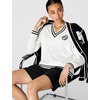 image:imageKarl Lagerfeld Womens Karl and Choupette Patches Iconic Varsity BlouseSoft White