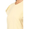 image:imageKarl Lagerfeld Womens Layering Essential Ruffle Sleeve BlousePana Cotta