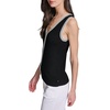 image:imageKarl Lagerfeld Womens Layering Piece VNeck Black and White SweaterBlackSoft White
