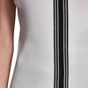 image:imageKarl Lagerfeld Womens Layering Piece VNeck Black and White SweaterSoft WhiteBlack