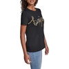 image:imageKarl Lagerfeld Womens Logo Bonjour Jeweled Whimsical TShirtBlack