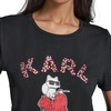 image:imageKarl Lagerfeld Womens Logo Choupette on Moped TShirtBlack