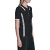 image:imageKarl Lagerfeld Womens Logo Collared Neck Polo SweaterBlackBisque