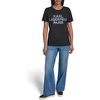 image:imageKarl Lagerfeld Womens Logo Denim Print TShirtBlack