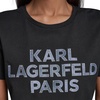 image:imageKarl Lagerfeld Womens Logo Denim Print TShirtBlack