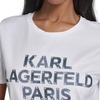 image:imageKarl Lagerfeld Womens Logo Denim Print TShirtWhite