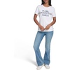 image:imageKarl Lagerfeld Womens Logo Denim Print TShirtWhite