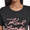 image:imageKarl Lagerfeld Womens Logo Karl Script TShirtBlackRed
