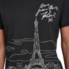 image:imageKarl Lagerfeld Womens Logo Paris City Theme Whimsical TShirtBlack