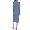 image:imageKarl Lagerfeld Womens Long Sleeve Button Detail Ankle Length Essential DressGlacier BlueNaval Academy