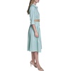 image:imageKarl Lagerfeld Womens Long Sleeve Collared Button Down Belted DressFresh Mint