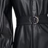 image:imageKarl Lagerfeld Womens Long Sleeve Collared DRing Belt DressBlack